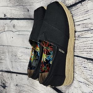 Sketcher's Bob's High-Jinx Espradrille Wedge Slip On  Women's Shoes.